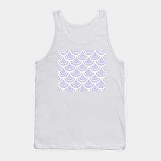 Periwinkle fish scale Tank Top